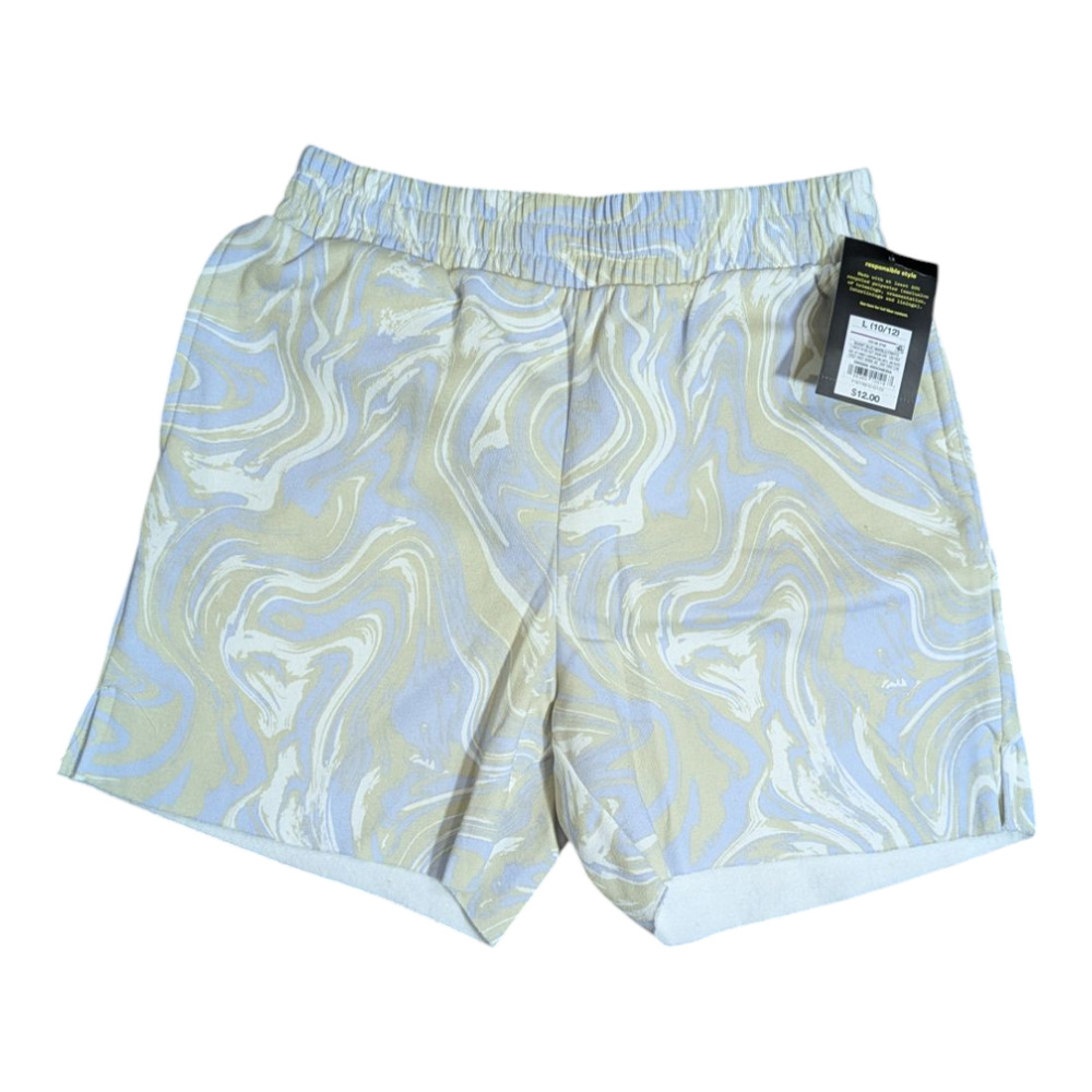 Art Class-Shorts Kids Size  LG  10-12 Blue Marble - Brand New With Tags
